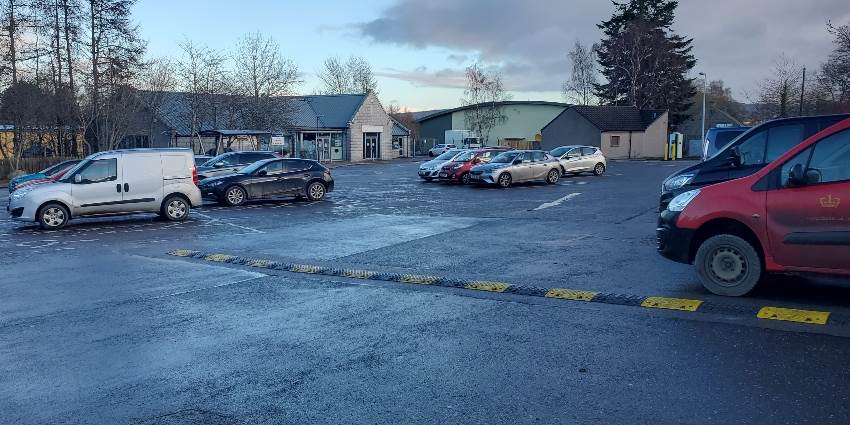 Electric Charging Points (50kW) - Montgarrie Road Car Park, Alford